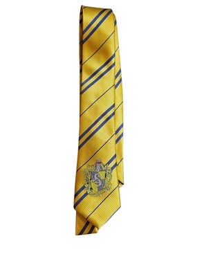 Huffle Puff Yellow and Navy Striped Kids Tie